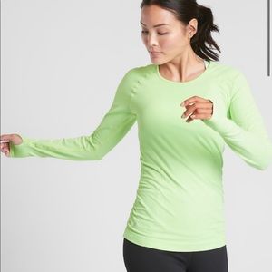 Athleta Speedlight Top Sonic Mint Small